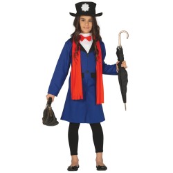 DEGUISEMENT NURSE ANGLAISE FILLE TAILLE 7-9 ANS