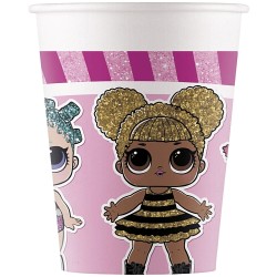 8 GOBELETS LOL CARTON 200 ML