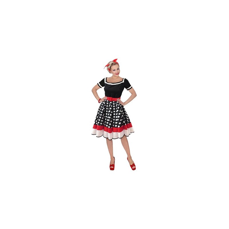 DEGUISEMENT ROBE 50 S FASHION TAILLE L DEGUISEMENT ROBE 50 S FASHION TAILLE L