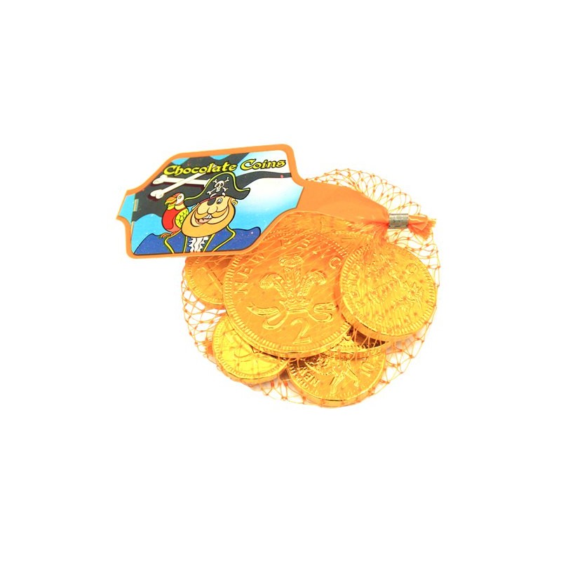 SACHET DE PIECES EN CHOCOLAT PIRATE 25 G SACHET DE PIECES EN CHOCOLAT PIRATE 25 G