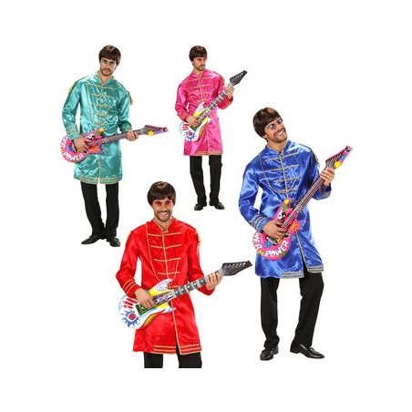 DEGUISEMENT MUSICIEN COULEURS ASSORTI TAILLE M 
