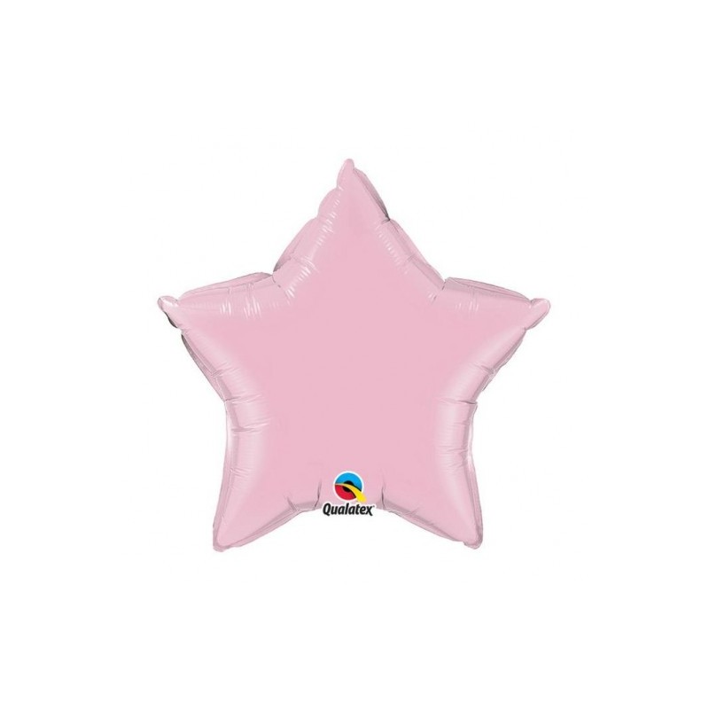 BALLON METALLIQUE ETOILE ROSE BEBE OU PEARL PINK 36 " BALLON METALLIQUE ETOILE ROSE BEBE OU PEARL PINK 36 "