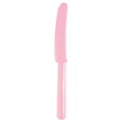 20 COUTEAUX ROSE PASTEL
