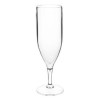 FLUTE  A CHAMPAGNE PLASTIQUE TRANSPARENT 