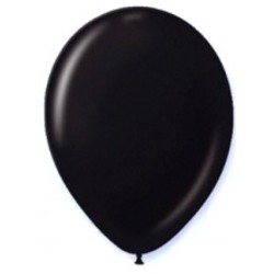 12 BALLONS LATEX 28 CM NOIR 