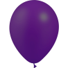 12 BALLONS LATEX 28 CM VIOLET METAL  BALLOONIA