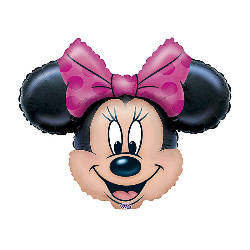 BALLON METALLIQUE AIR TETE DE MINNIE 9" BALLON METALLIQUE AIR TETE DE MINNIE 9"