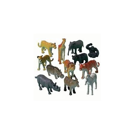 12 ANIMAUX DE LA SAVANE