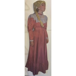 DEGUISEMENT ROBE ROSE  1900 TAILLE M