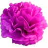 3 FLEURS DE DECORATION FUSCHIA  20 CM 