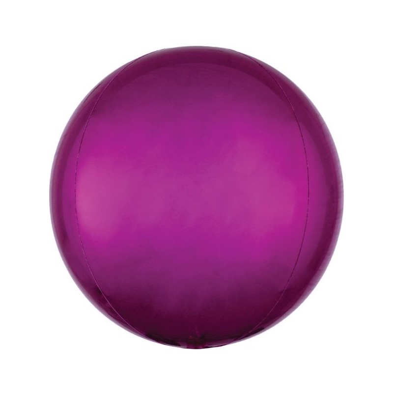 BALLON METALLIQUE ORBZ BOULE FUSCHIA 38 X 40 CM BALLON METALLIQUE ORBZ BOULE FUSCHIA 38 X 40 CM