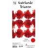 GUIRLANDE TRIANON ROUGE 3 METRES