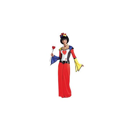 DEGUISEMENT REINE DE COEUR LONGUE TAILLE M