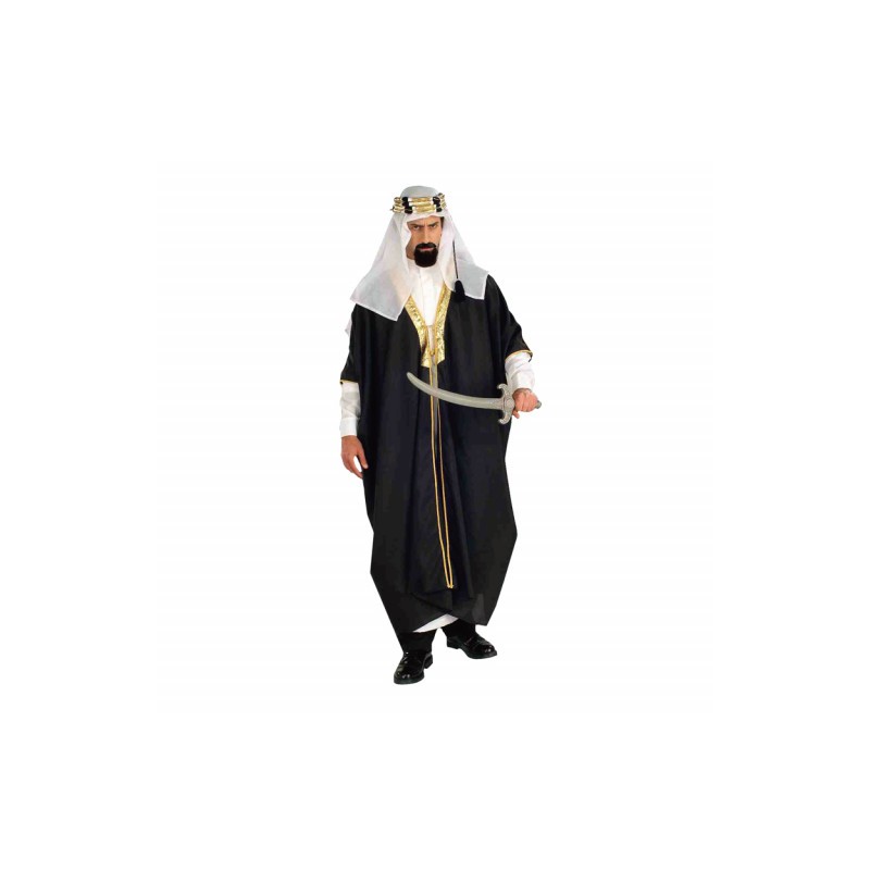 DEGUISEMENT SHEIK ARABE BLANC ET NOIR TAILLE M DEGUISEMENT SHEIK ARABE BLANC ET NOIR TAILLE M