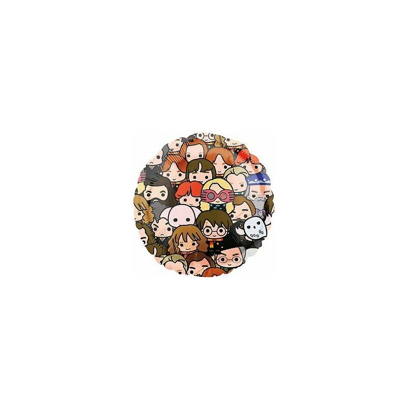 BALLON METALLIQUE ROND HARRY POTTER PERSONNAGE 43 CM BALLON METALLIQUE ROND HARRY POTTER PERSONNAGE 43 CM