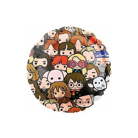BALLON METALLIQUE ROND HARRY POTTER PERSONNAGE 43 CM 