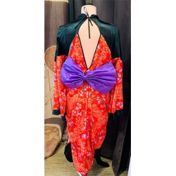 DEGUISEMENT GEISHA TRADITIONNELLE KIMONO TAILLE S A XL