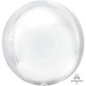 BALLON METALIQUE ORBZ BLANC 