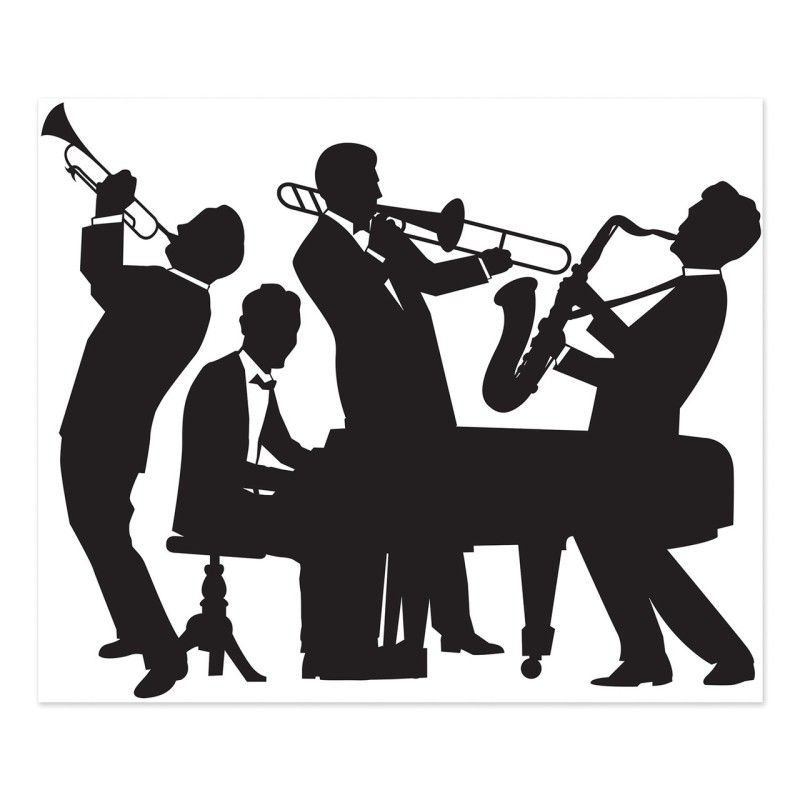 DECORATION MURALE GROUPE DE JAZZ 1.5 M X 1.80 M DECORATION MURALE GROUPE DE JAZZ 1.5 M X 1.80 M