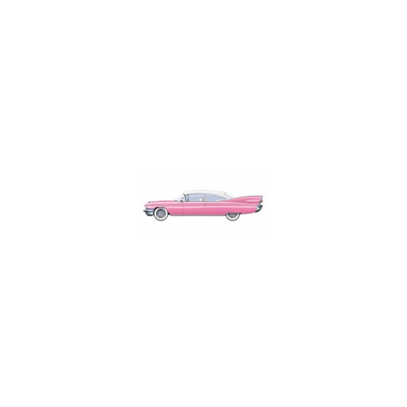 DECORATION CARTON VOITURE CADILLAC DOUBLE FACE 1.83 M DECORATION CARTON VOITURE CADILLAC DOUBLE FACE 1.83 M