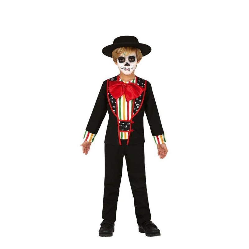 DEGUISEMENT SQUELETTE JOUR DES MORTS TAILLE 7-9 ANS DEGUISEMENT SQUELETTE JOUR DES MORTS TAILLE 7-9 ANS