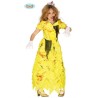 DEGUISEMENT PRINCESSE JAUNE HALLOWEEN TAILLE 7-9 ANS