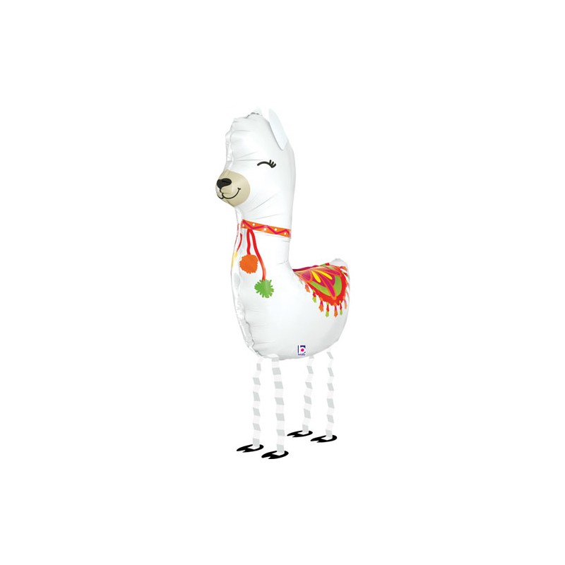 BALLON MARCHEUR AIRWALKER LAMA BLANC 104 CM BALLON MARCHEUR AIRWALKER LAMA BLANC 104 CM