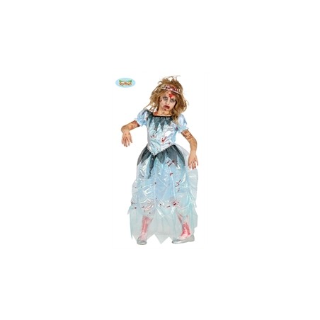 DEGUISEMENT PRINCESSE ZOMBIE HALLOWEEN TAILLE 5/6 ANS 