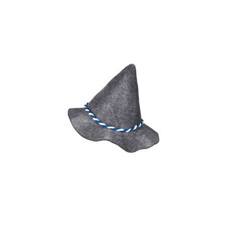 CHAPEAU BAVAROIS ADULTE AVEC CORDELETTE BLEUE