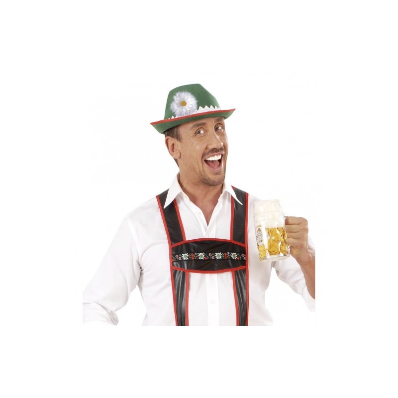 CHAPEAU BAVAROIS VERT AVEC MARGUERITE CHAPEAU BAVAROIS VERT AVEC MARGUERITE
