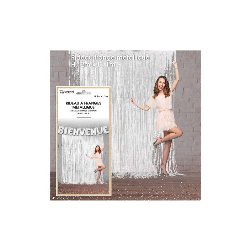 RIDEAU A FRANGE METALIQUE BLANC 2 M DE HAUT X 1 M RIDEAU A FRANGE METALIQUE BLANC 2 M DE HAUT X 1 M