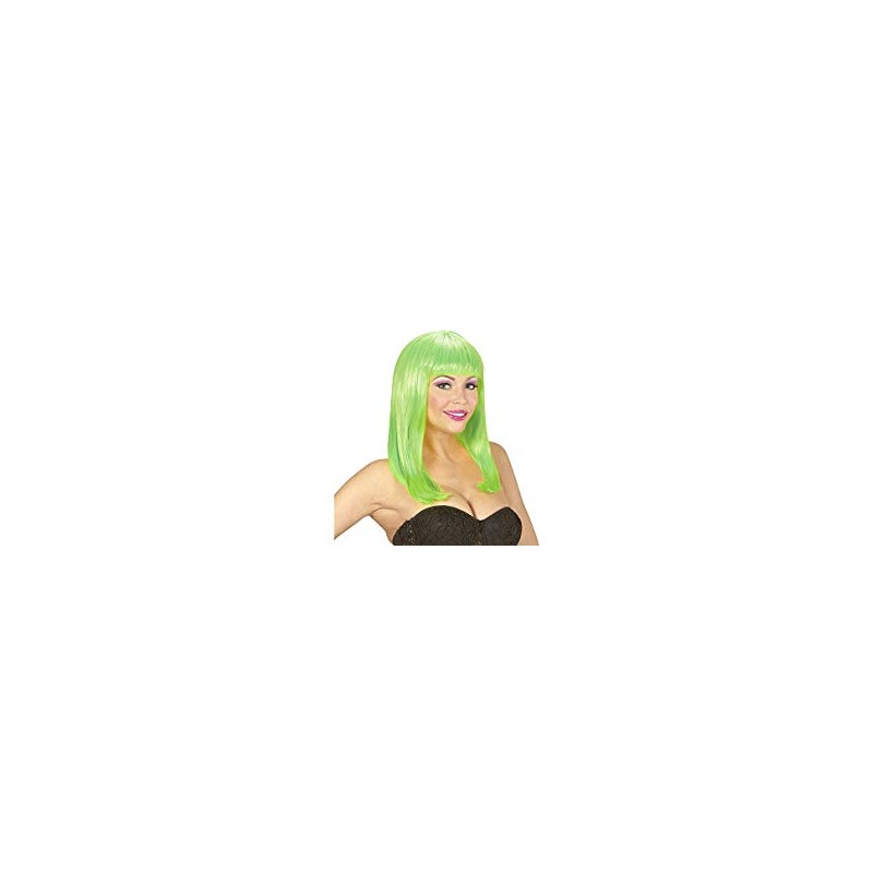 PERRUQUE LONGUE VERT NEON PERRUQUE LONGUE VERT NEON