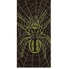 DECORATION ARAIGNEE FLUORESCENTE POUR PORTE 75 X 150 CM