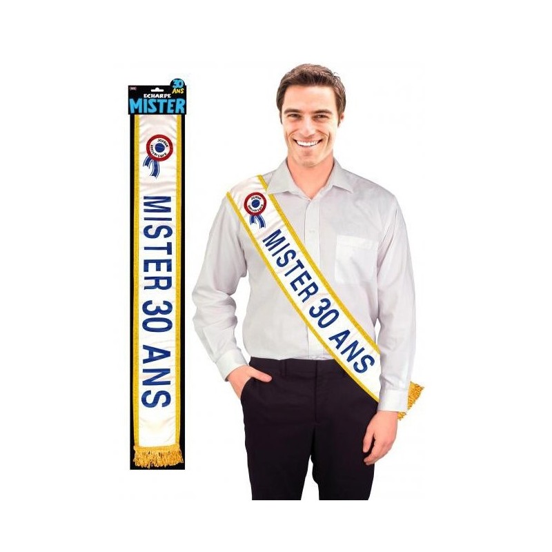 ECHARPE MISTER 30 ANS ECHARPE MISTER 30 ANS