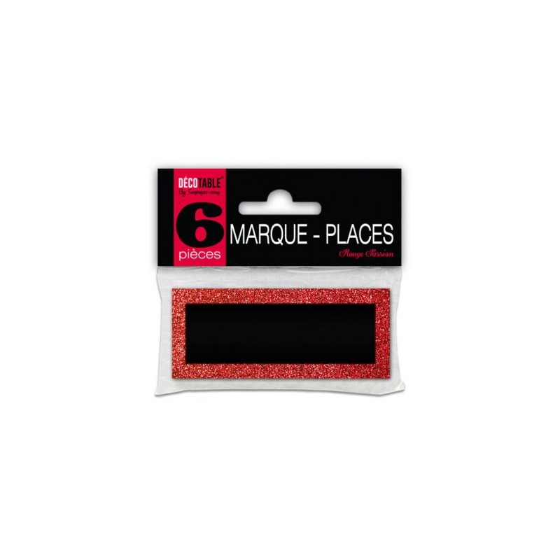 MARQUE PLACE PAILLETTE ROUGE