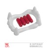 DENTIER VAMPIRE AVEC CAPSULES DE SANG 