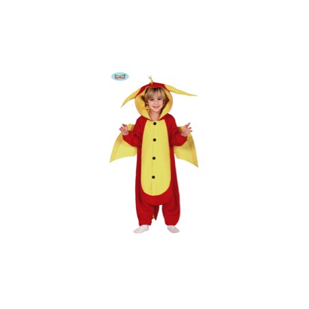 DEGUISEMENT DRAGON ROUGE TAILLE 3-4 ANS