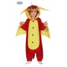 DEGUISEMENT DRAGON ROUGE TAILLE 3-4 ANS