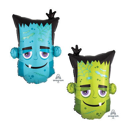 BALLON METALLIQUE TETE FRANKENSTEIN 43 X 63 CM CM 