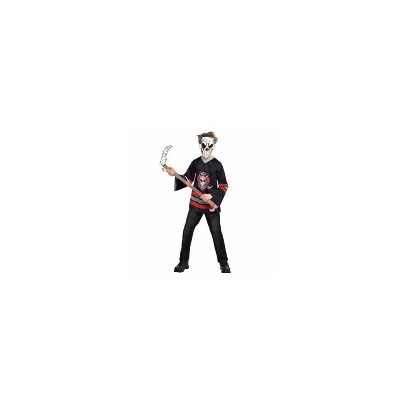 DEGUISEMENT HOCKEYEUR ENSANGLANTE TAILLE 14-16 ANS DEGUISEMENT HOCKEYEUR ENSANGLANTE TAILLE 14-16 ANS
