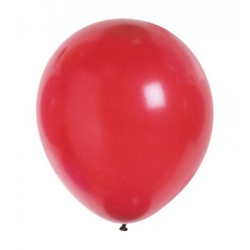 100 BALLONS ROUGE LATEX 28 CM 11'