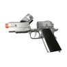 PISTOLET METAL 18 CM POLICE 8 COUPS