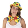 NOEUD PAPILLON MULTICOLORE CLOWN