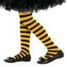 COLLANT RAYES JAUNES ET NOIRS ENFANT TAILLE 4-6 ANS