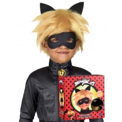 PERRUQUE ET MASQUE CHAT NOIR MIRACULOUS 