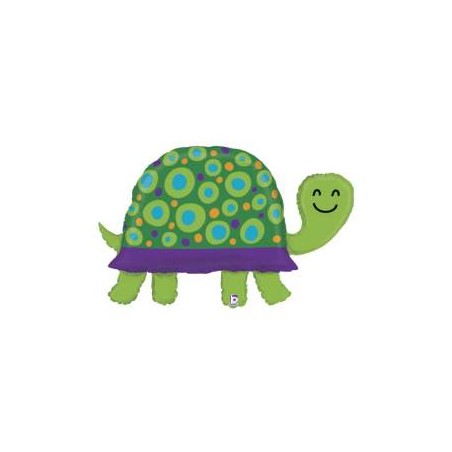 BALLON METALLIQUE TORTUE VERT  102 CM 