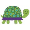 BALLON METALLIQUE TORTUE VERT  102 CM 