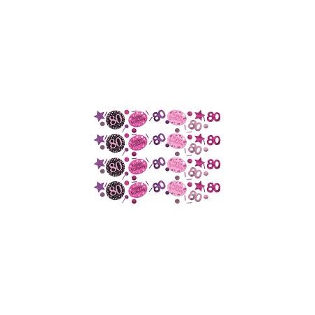 CONFETTIS DE TABLE 80 ANS 34 GR 