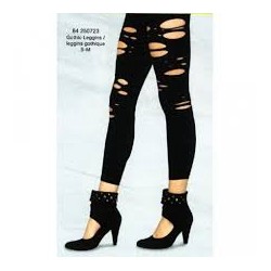 LEGGINS NOIRS TROUES 
