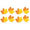 BOITE 8 FEUILLES AUTOMNE BICOLORES